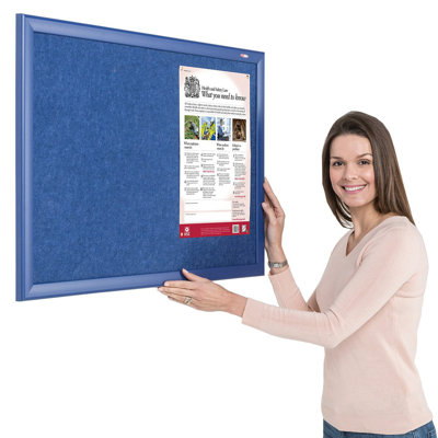 Contrast Wall Mounted Bulletin Board
