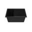 Évier de cuisine à cuve simple encastrable en composite à quartz 25 po x 19 po DeerValley avec accessoires