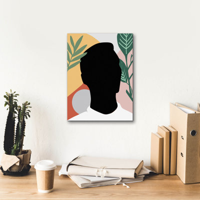  'Black Lives Matter-Tropical Man' by Sabrina Balbuena, Canvas Wall Art, 12" x 16"