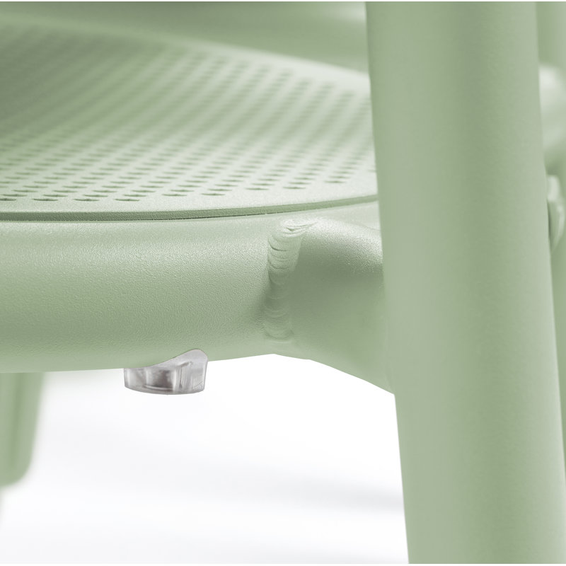 Toní Stacking Patio Dining Armchair, Mist Green