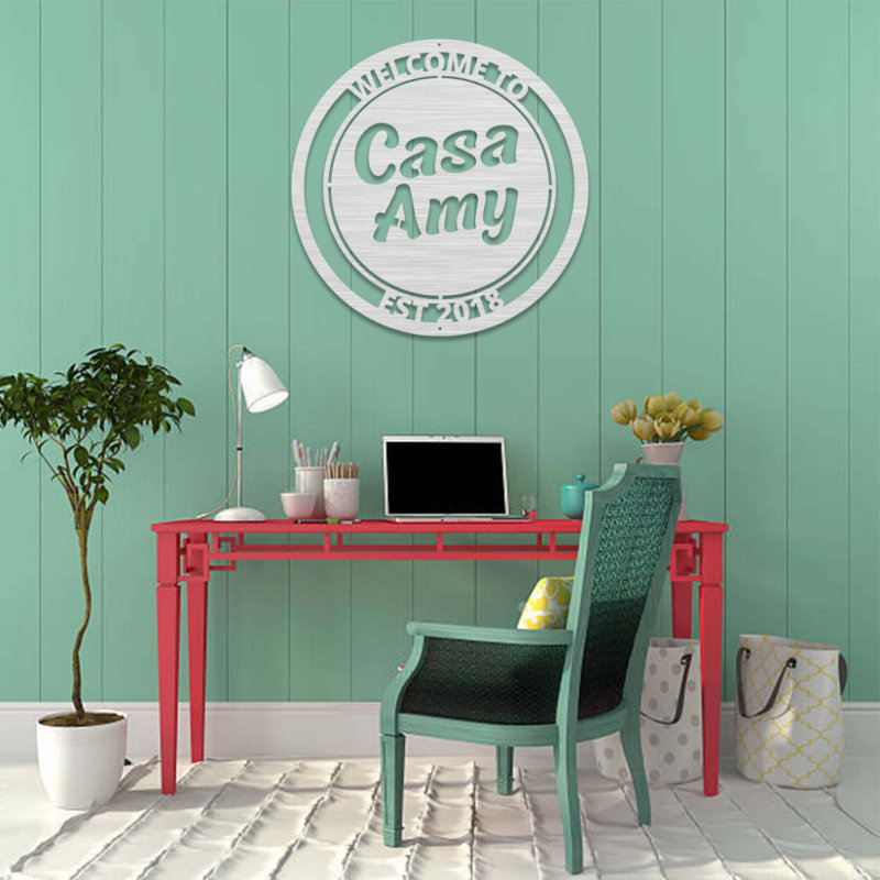 Décoration murale de patio, H 16 po x l 16 po x P 0,12 po