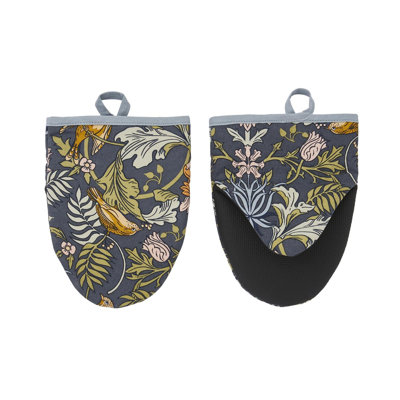 Ulster Weavers Finch & Flower Animal Print 100% Cotton Oven Mitt Set