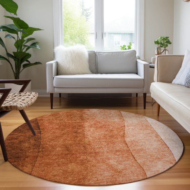 Tapis intérieur / extérieur avec envers antidérapant, Rond 8 pi