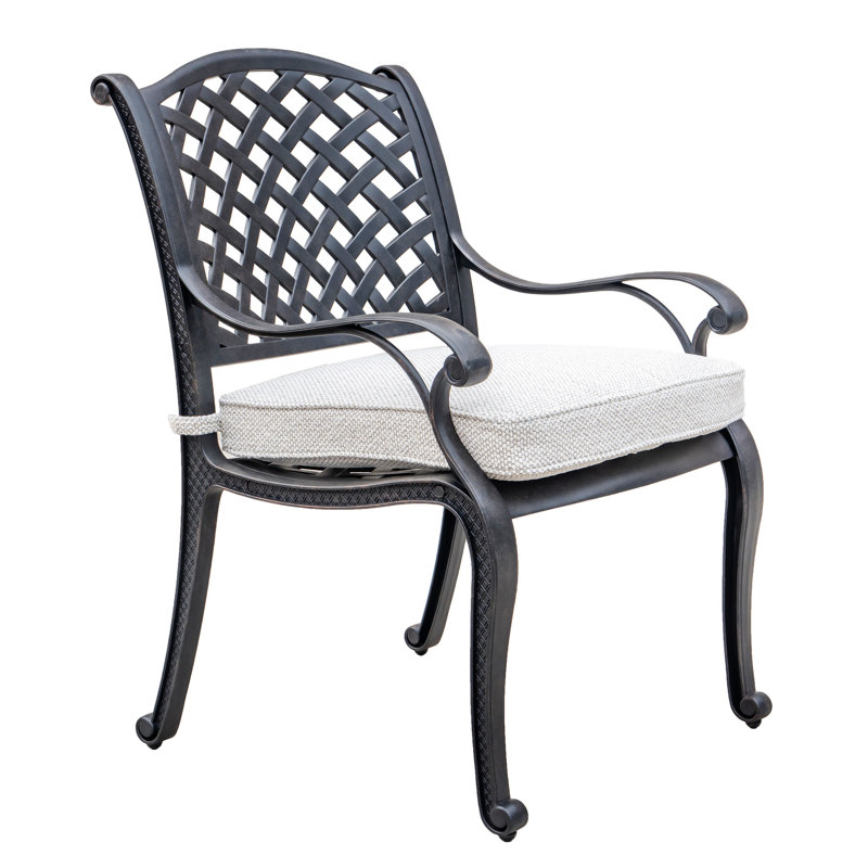 Chaise d'extérieur avec coussin