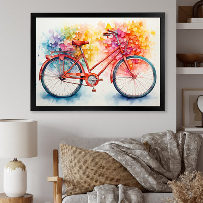 " Bicycle Harmonious Pedals Pointillism II "