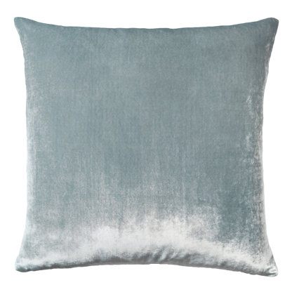 Ombre Silver Decorative Pillow by Kevin O'Brien