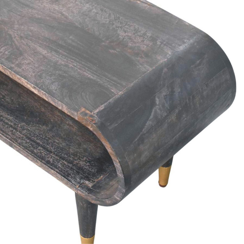 Console Wood Velvet Moka
