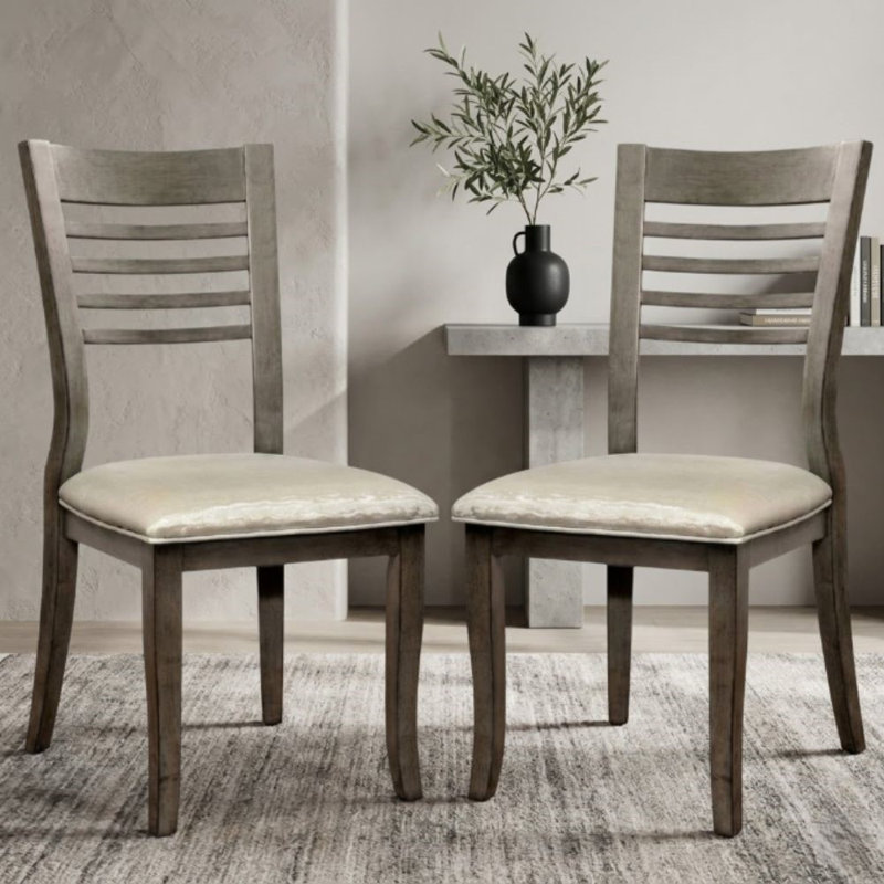 Ensemble de 2 chaises d'appoint en similicuir Kyrell