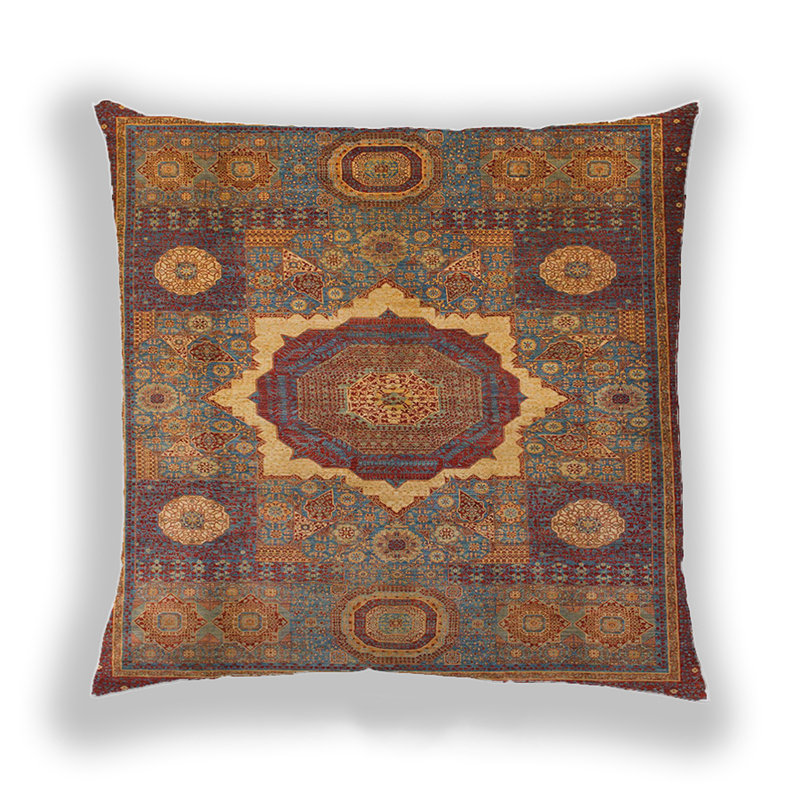 Coussin Abstract 1472, Microsuède