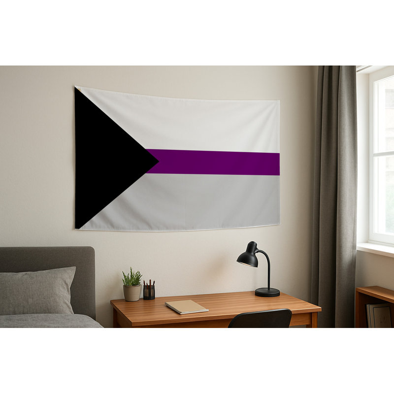 Drapeau de la fierté demisexuelle — Drapeau