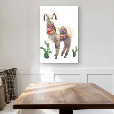 Lama Parade - Bedroom Metal Print for Home Decor