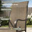Ensemble repas pour 8 personnes avec chaises pivotantes 360 ° Textilene-2053484611