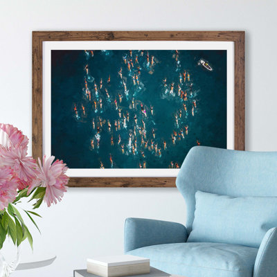 Swimmers in Brazil - Framed Print
