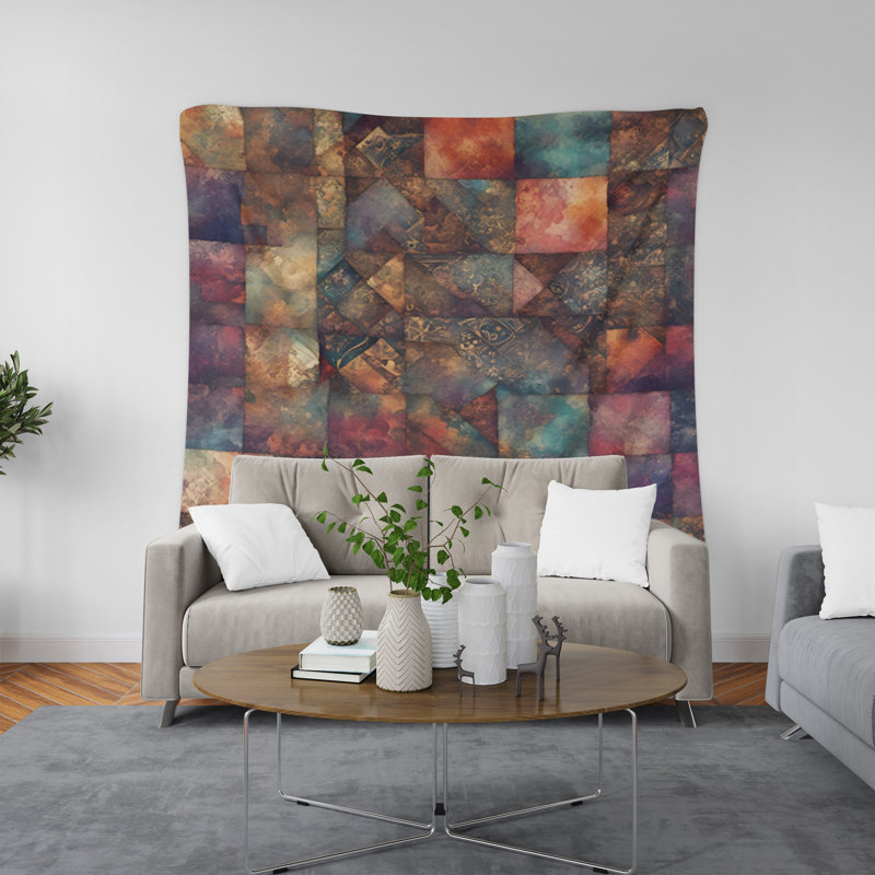 Tapisserie murale, H 80 po x l 68 po