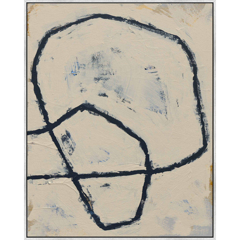 Twisted 6 Print by Jacques Pilon, 20" H x 16" W x 1.25" D, Silver Framed Canvas