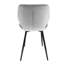 Fishersville 47cm H Tufted Velvet Upholstered Upholstered Back Side Chair in Grey
