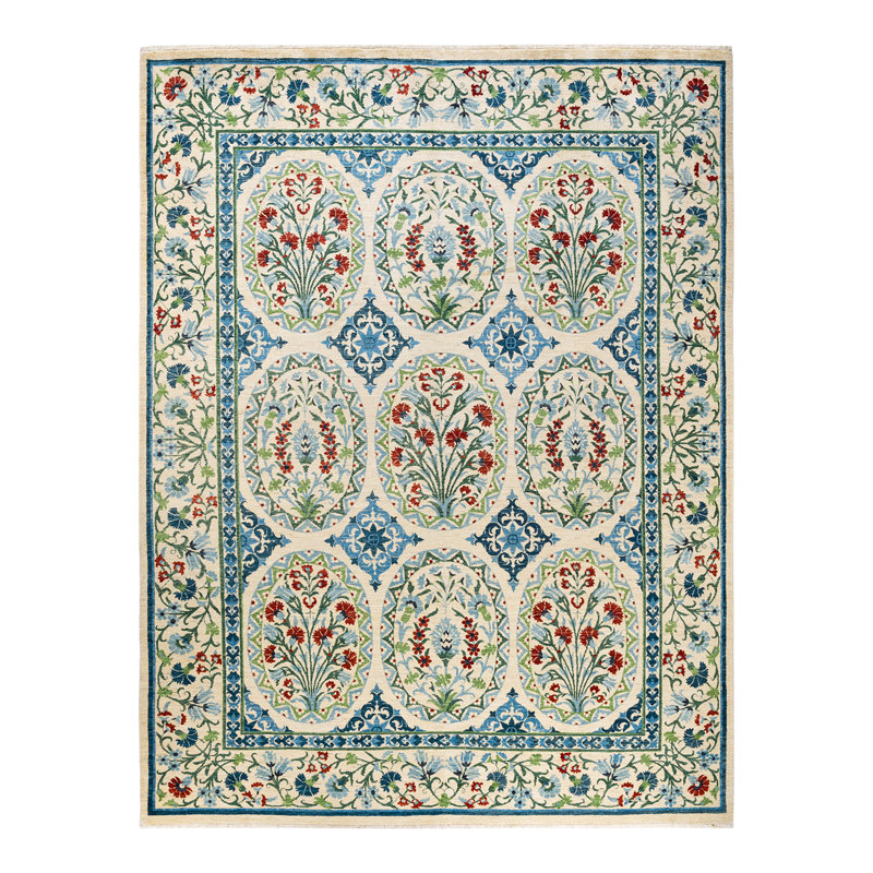 Velsie One-of-a-Kind 9'2" X 12'1" Area Rug