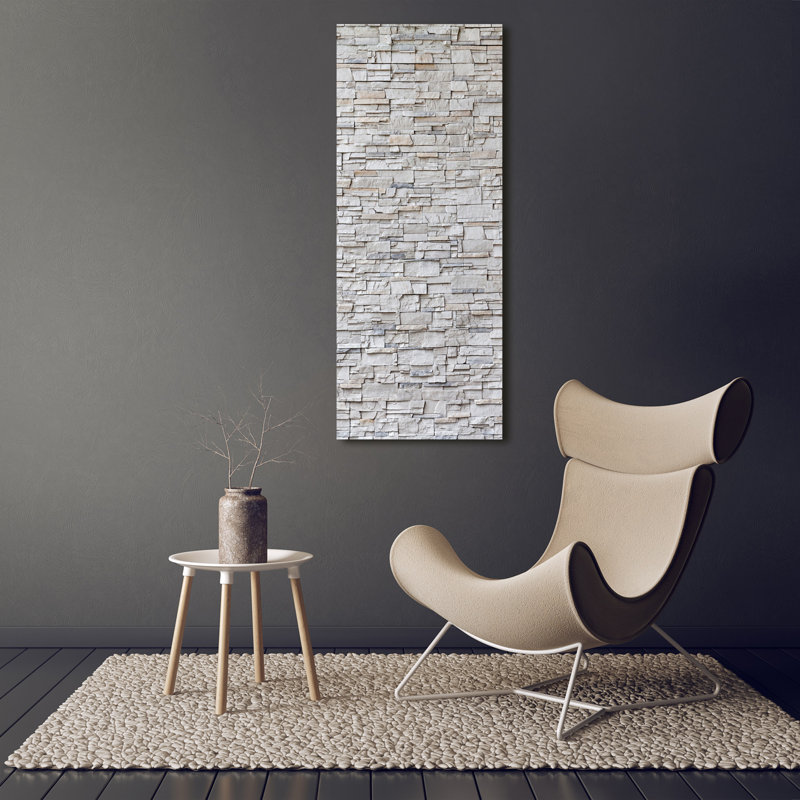 A Stone Wall - Wrapped Canvas Print
