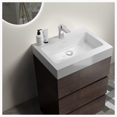 24'' Single Bathroom Vanity with Top