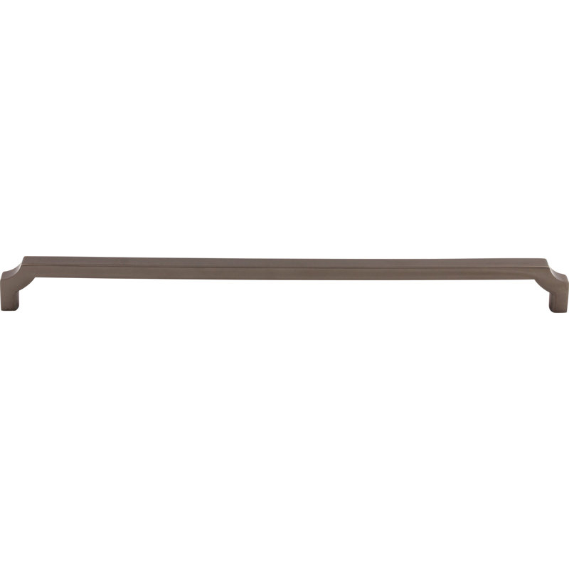 Davenport Bar pull, 12" Center to Center, Ash Gray