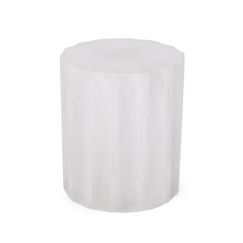 Outdoor Lightweight Concrete Side Table