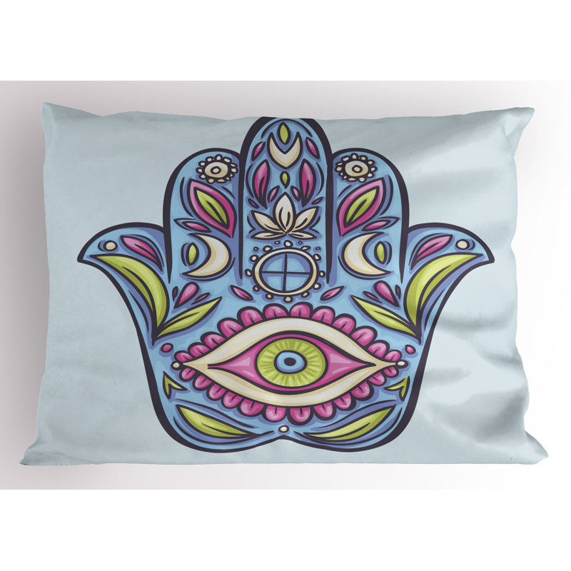 Ensemble de 2 taies décoratives Ambesonne Hamsa, H 20 po x l 26 po