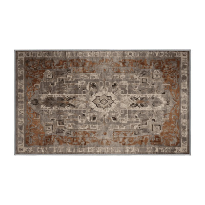 Tapis gris lavable à la machine