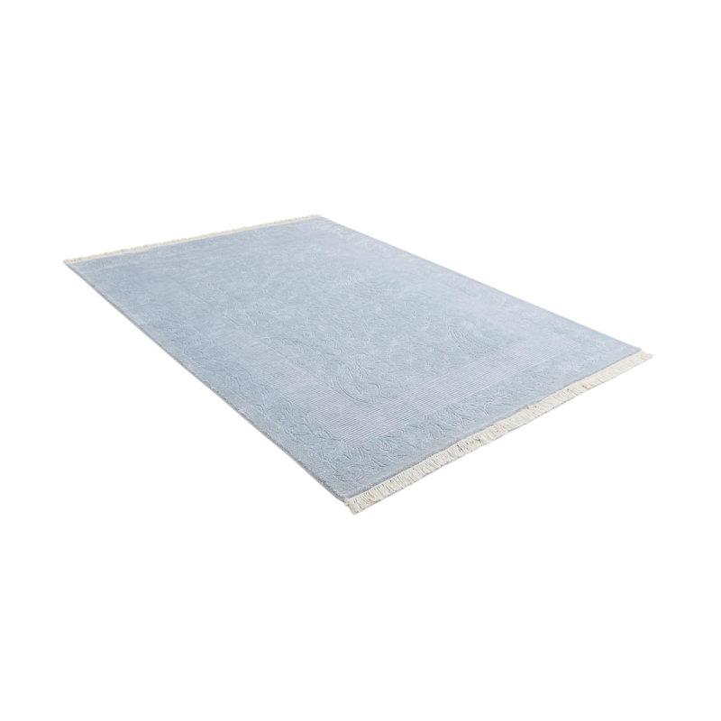 Tapis bleu clair Indira