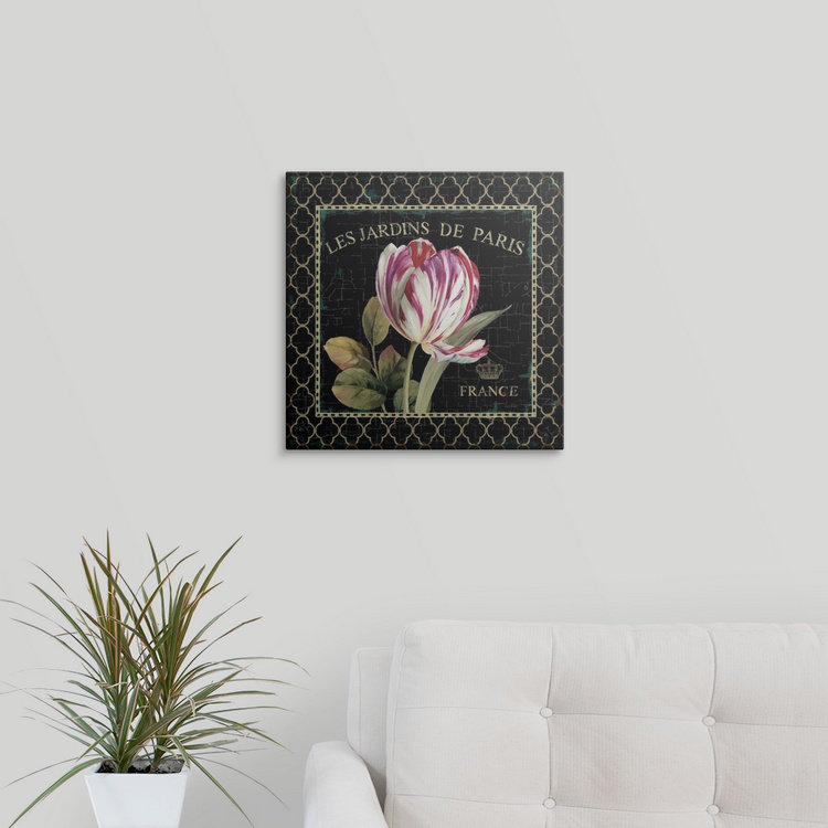 « jardin view vi » par lisa audit, impression, H 16 po x l 16 po x P 1,5 po, Toile