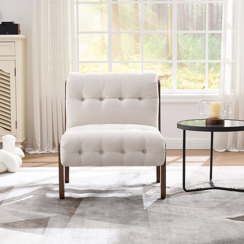 Fauteuil d'appoint Modern Chic, Brun, Beige