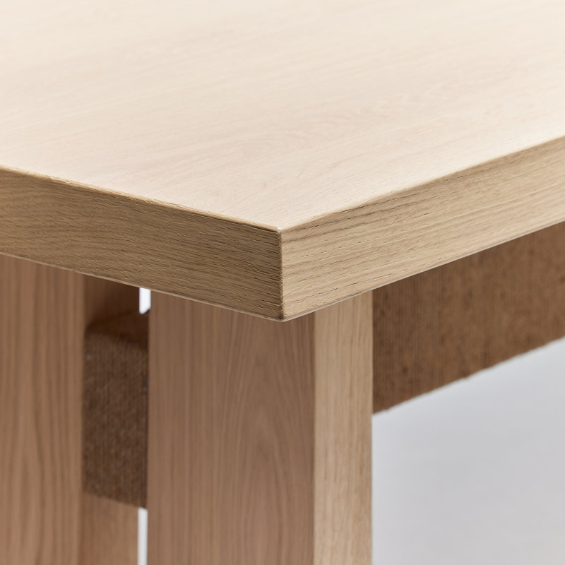 Lummus Solid Oak Dining Table