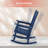 Lichtwardt Plastic Rocking Gliding Adirondack Chair-814624255
