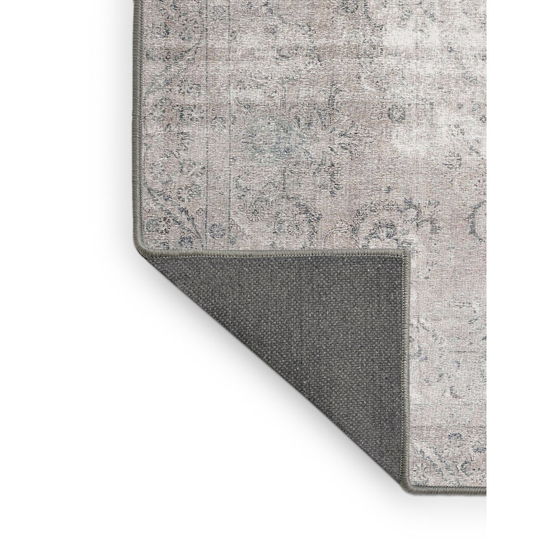 Tapis contemporain gris / blanc, Rectangle 2 pi x 3 pi