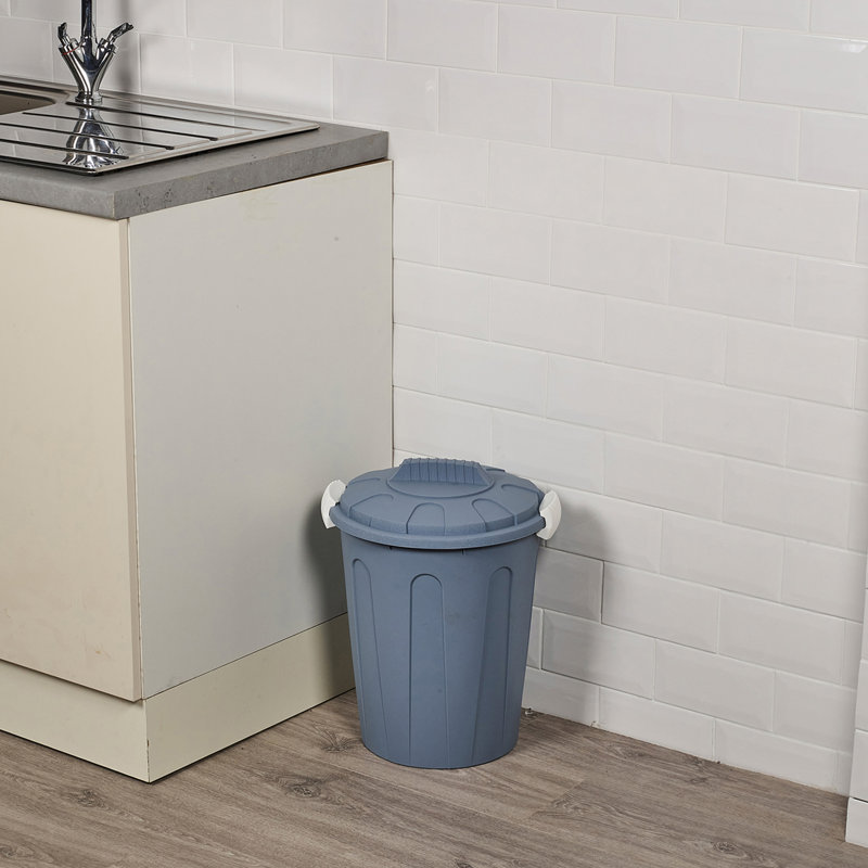 Horsten Kitchen Rubbish Bin, 23 Litres, Blue