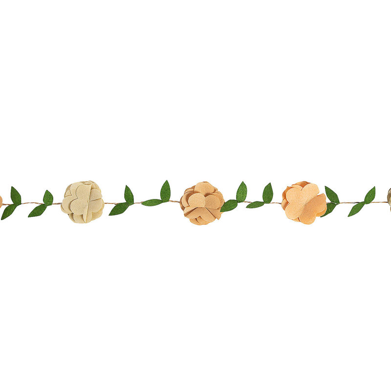 96'' in. Faux Rose Garland
