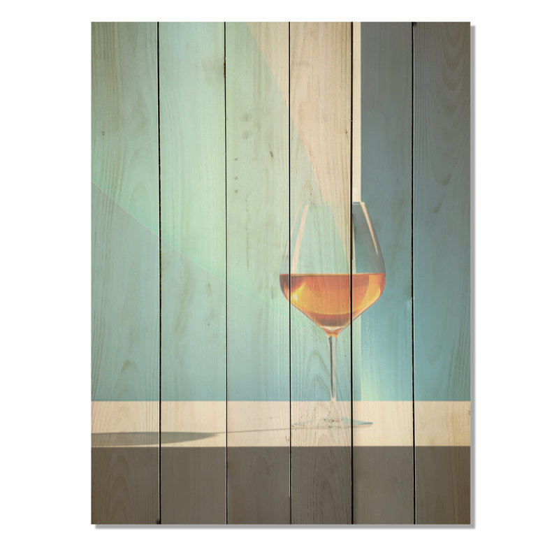 Aperitifs Allure - Panneau de bois sur bois de pin naturel, H 20 po x l 10 po