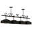 Stefano 4 - Light Blackwash Pool Table Lights Pendant