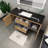 Castin 60" Wall-Mounted Single Bathroom Vanity Set-1185147560