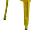 Kai Industrial Style Bar Stool - Set of 4 - Modern Metal Counter or Bar Height-1394825061-1394825072