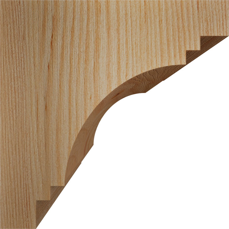 Corbeau Pescadero, H 6 po x l 5,5 po x P 6 po, Sapin de Douglas, Lisse