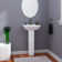 Barclay Eden 14.5'' White Vitreous China U-Shaped Bathroom Sink with Overflow