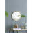 Circle Mirror with Iron Frame-1247909419