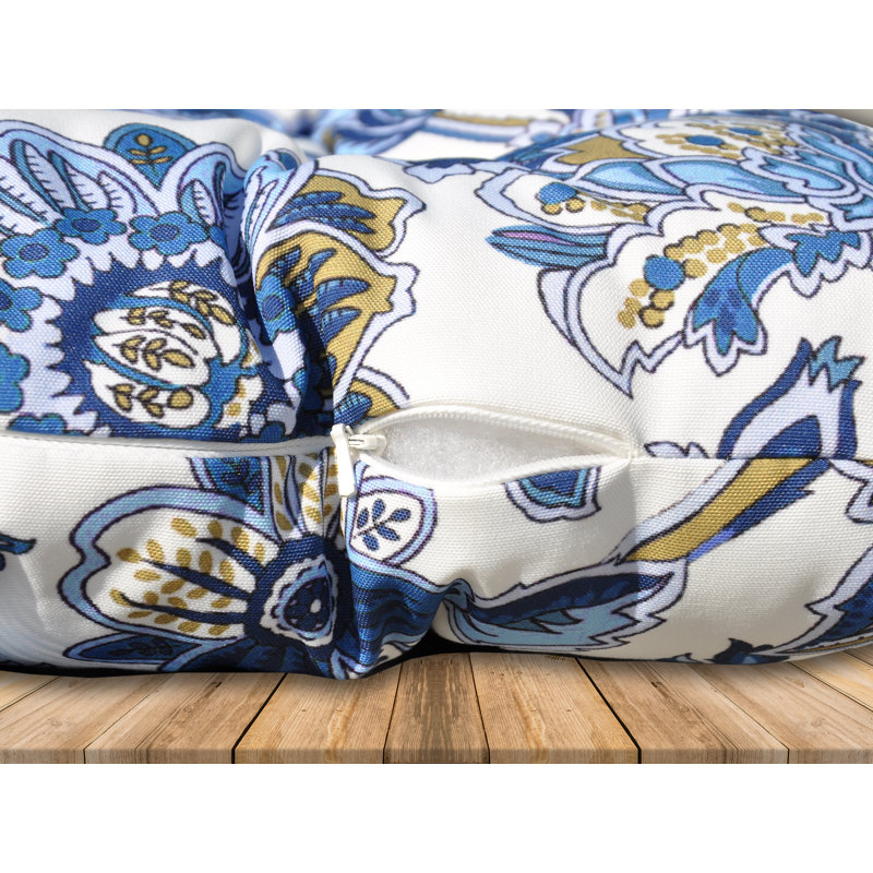 Single Seat Outdoor Cushion Patio, Blue