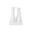Vase en céramique 4 tubes Modern White
