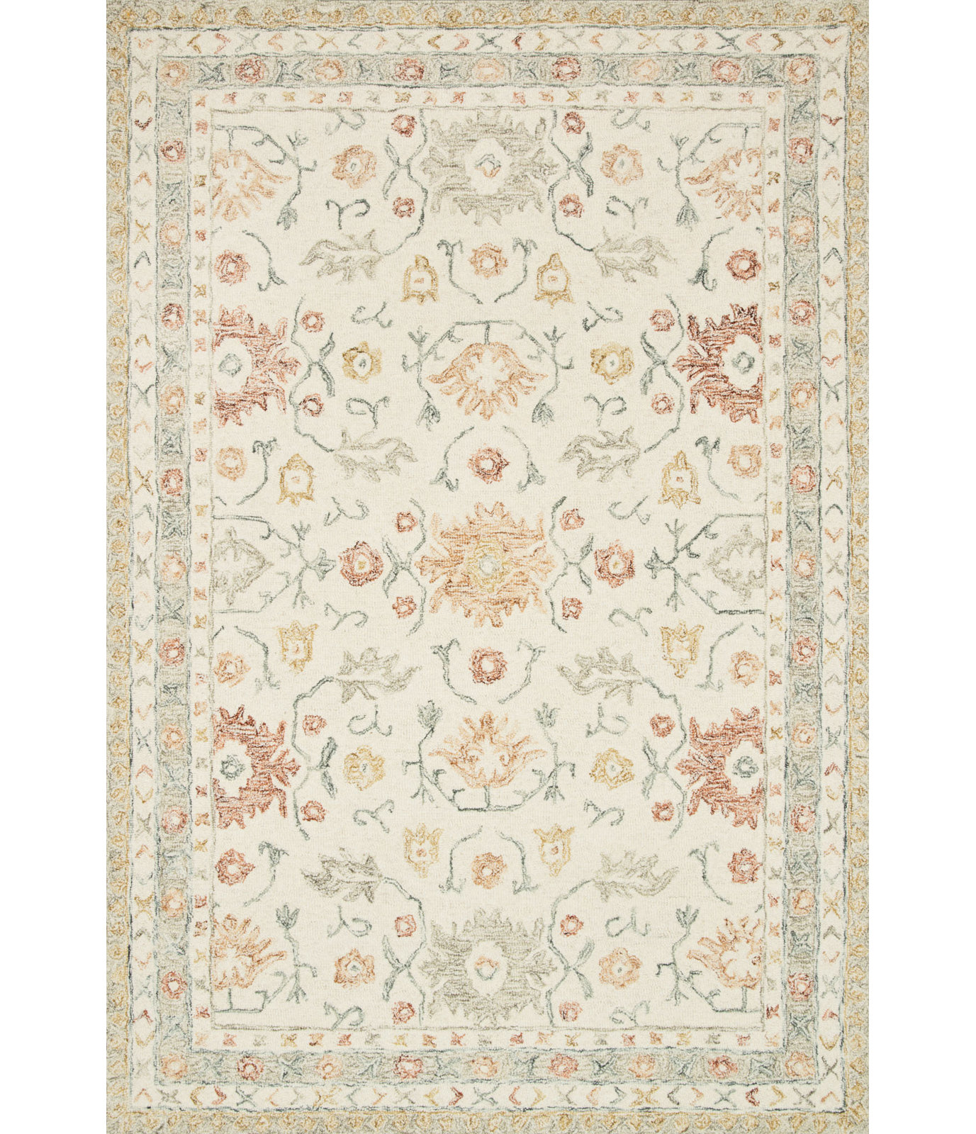 Aden Handmade Wool Rug, Rectangle 7'9" x 9'9"