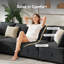 Canapé modulaire en U avec rembourrage en U en chenille 97,2 po Keswick-1246375460