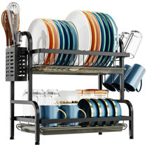 Over Sink Dish Drying Rack Expandable Snap on Design 2 Tier - Temu