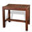Briniyah 21'' W Solid Wood Shower Bench