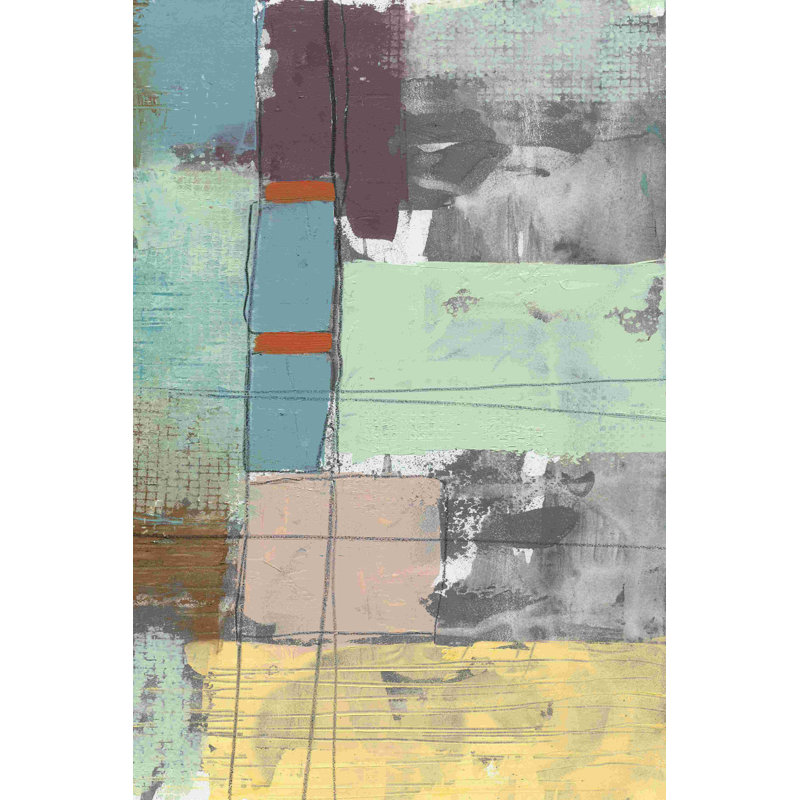 Pastel City IV, H 18 po x l 12 po x P 1,25 po