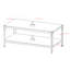 Table basse bicolore avec tablette de rangement inférieure Feickert-33392094